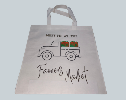 Shopping Bag Tote - Farmers Market Truck