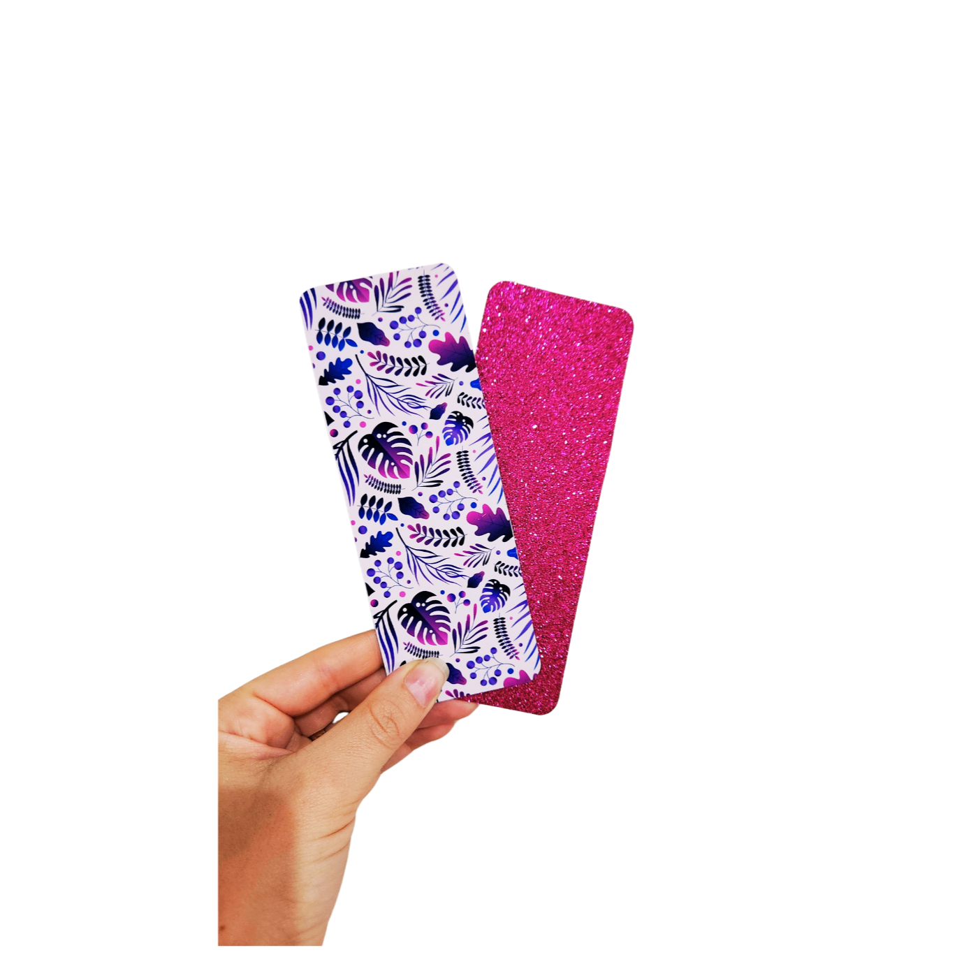BOOKMARK - Glitter purple foliage