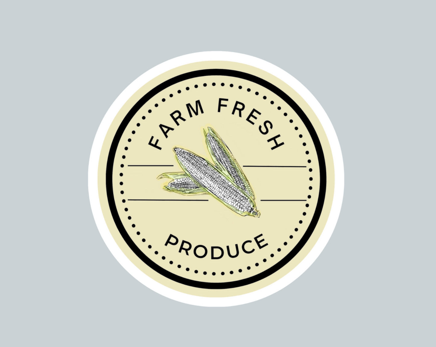 Farm Fresh Produce Sticker