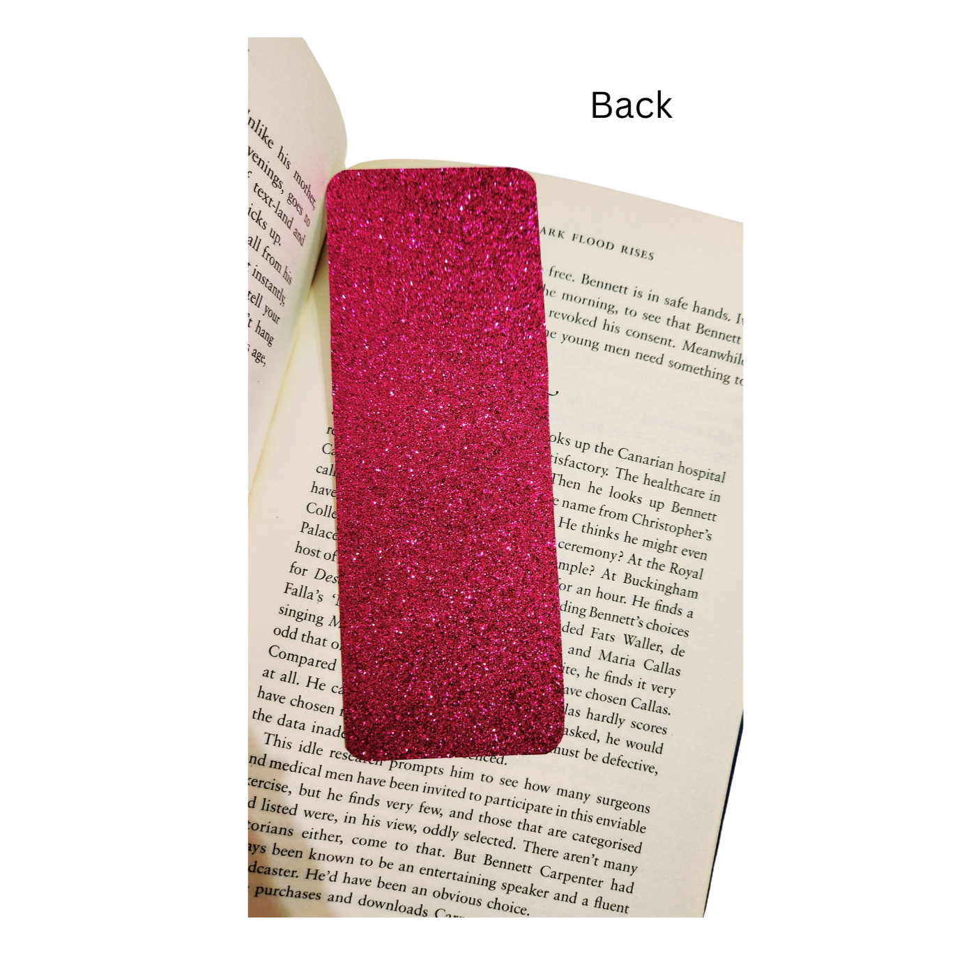 BOOKMARK - Glitter purple foliage