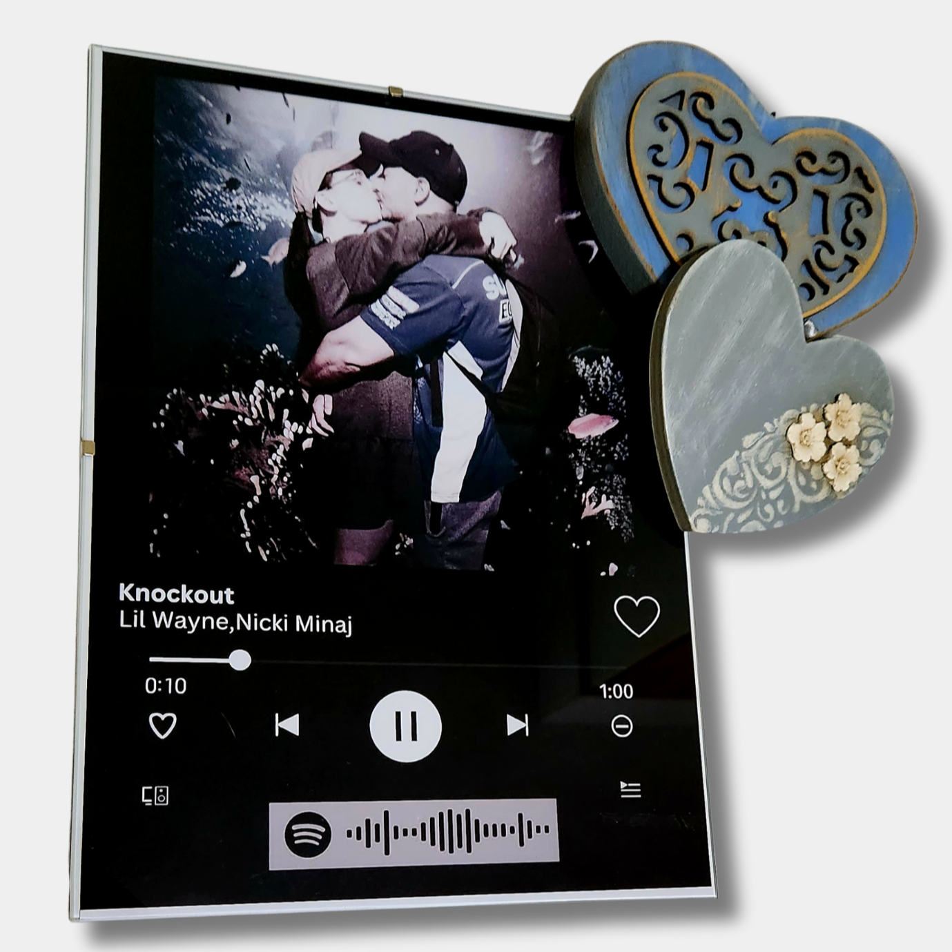 Custom coded Song Plaque