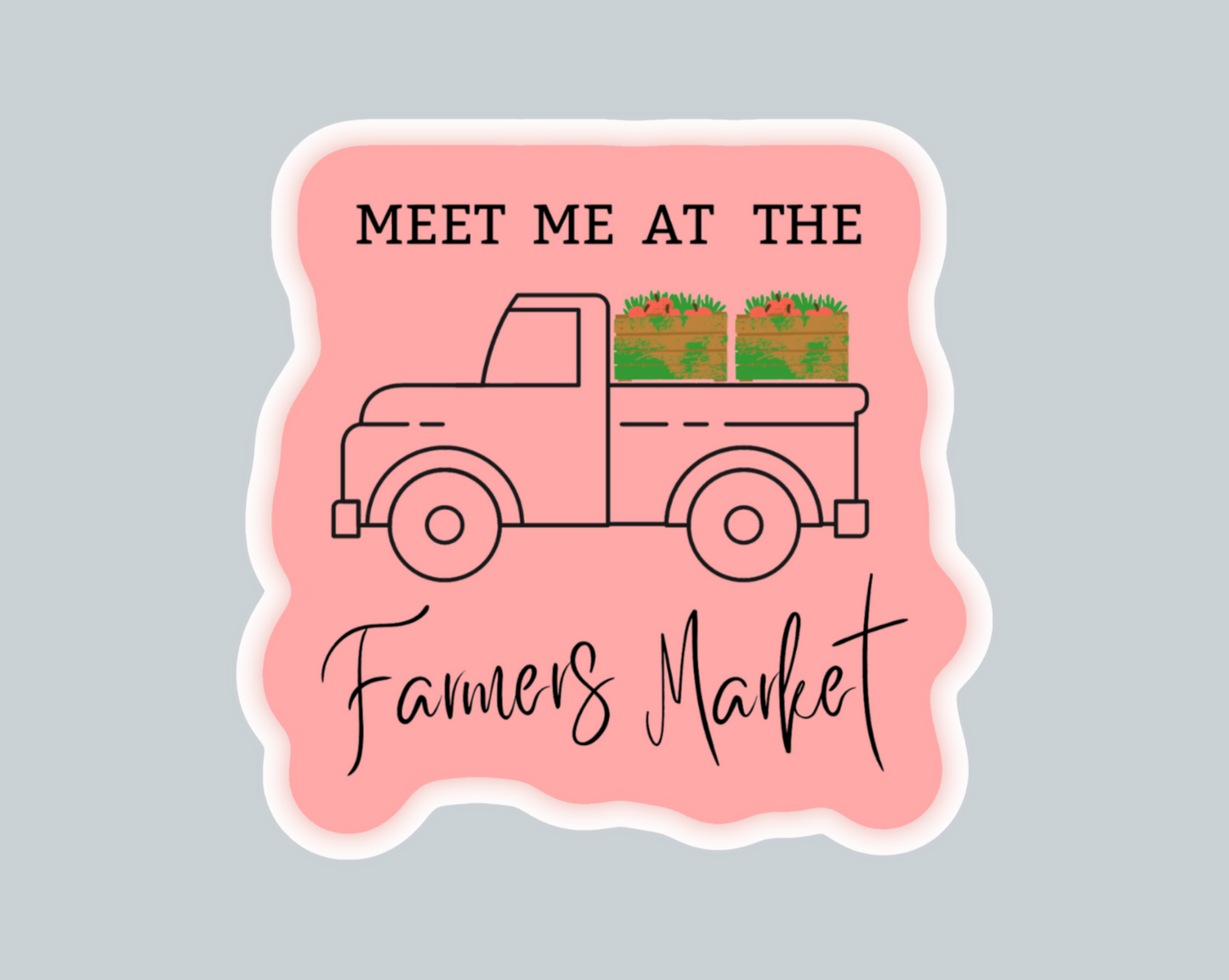 Farmers Market Sticker