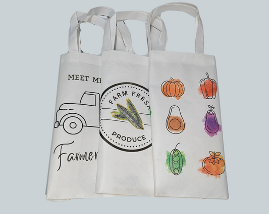 Shopping Bag Tote - Set of 3 Farmlife bundle