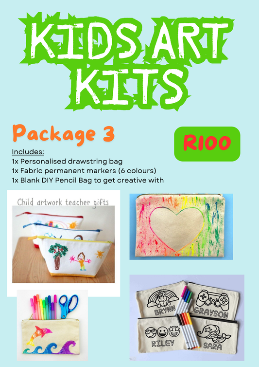Kids Art Kit - DIY Creative Pencil Bag