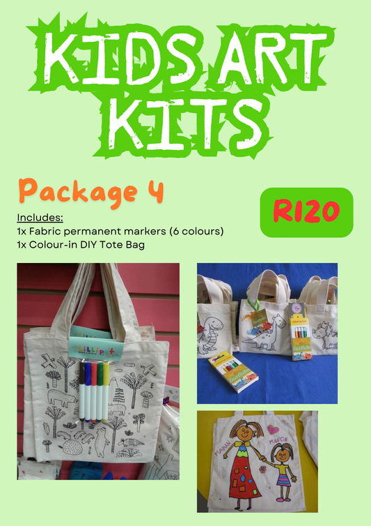 Kids Art Kit - DIY Creative Tote Bag