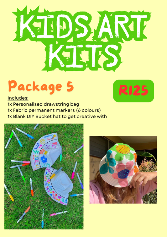 Kids Art Kit - DIY Creative Bucket hat